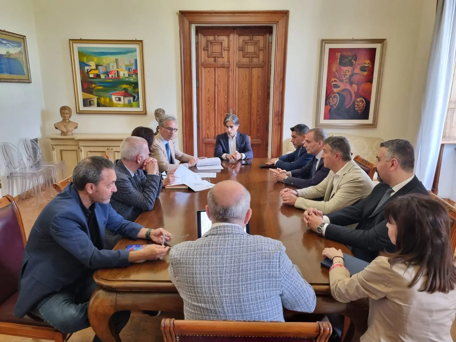 A palazzo San Giorgio nuovi impulsi per il potenziamento della \"Stazione sperimentale delle essenze\"