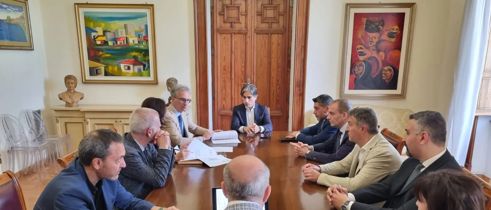 A palazzo San Giorgio nuovi impulsi per il potenziamento della \"Stazione sperimentale delle essenze\"