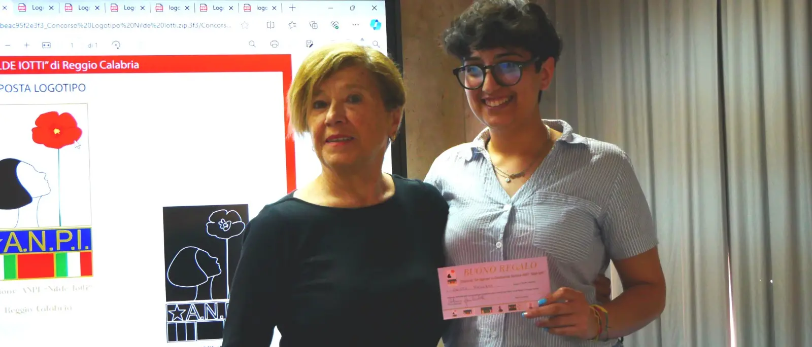 Scelto il logo per la sezione Anpi \"Nilde Iotti\" di Reggio Calabria: vince Chiara Madonna