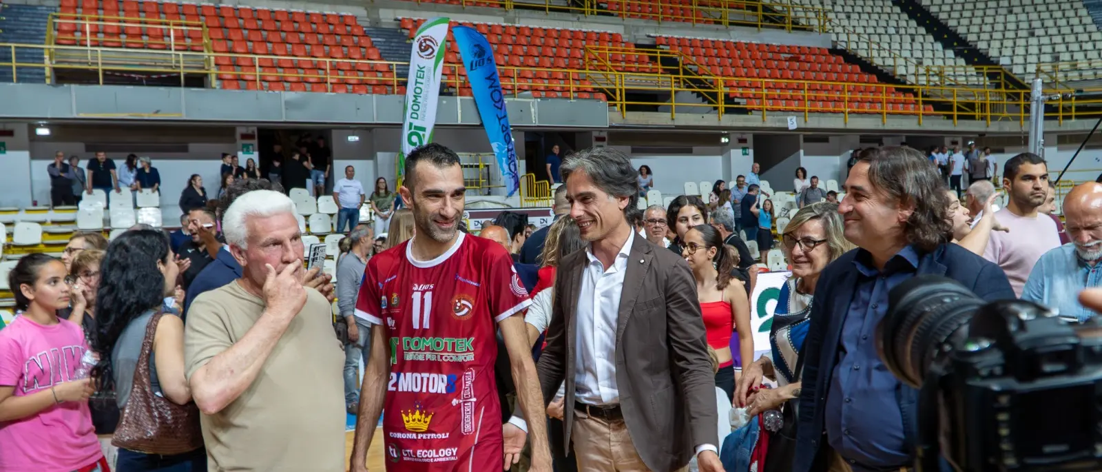 Trionfo Domotek al Palacalafiore, il plauso di Falcomatà e Latella