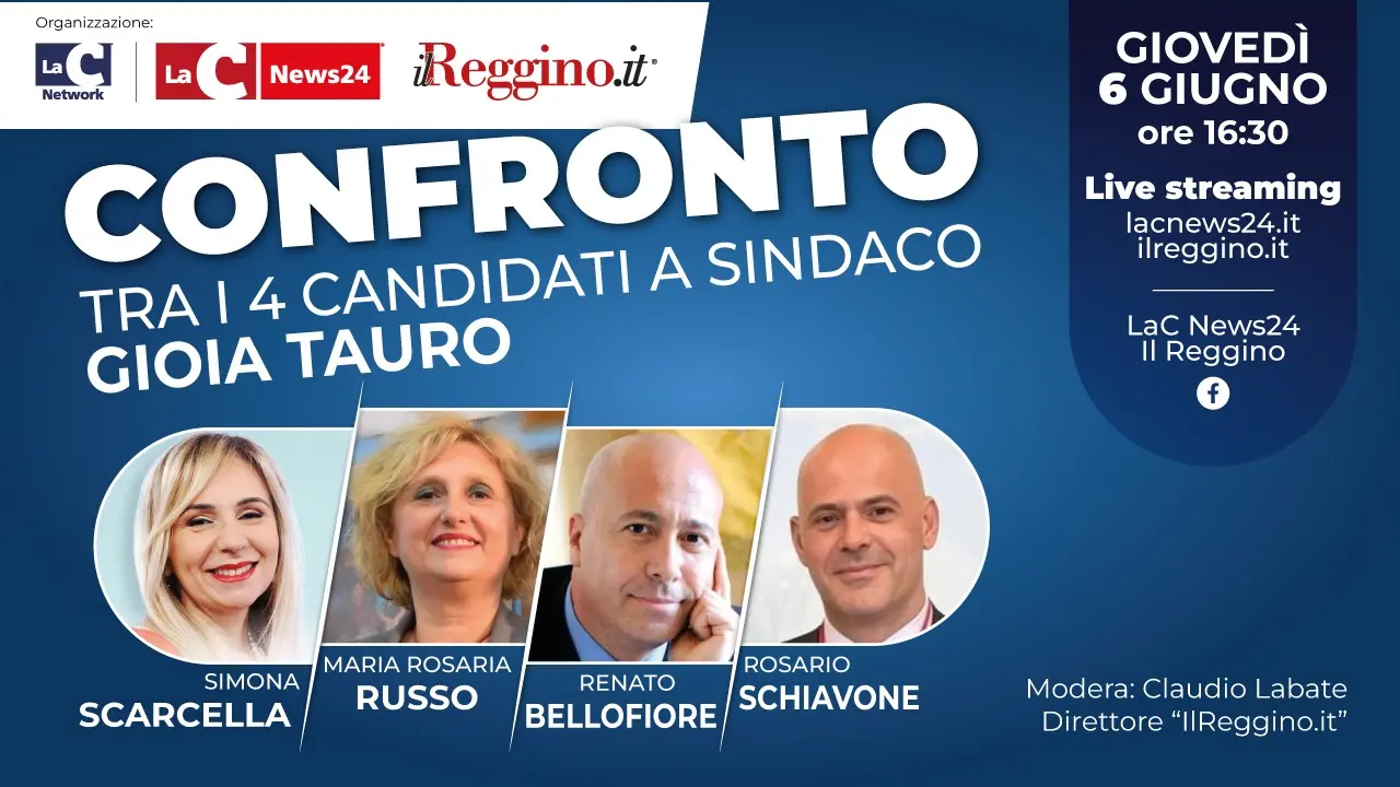 Elezioni Gioia tauro, oggi il confronto tra candidati promosso dal network LaC