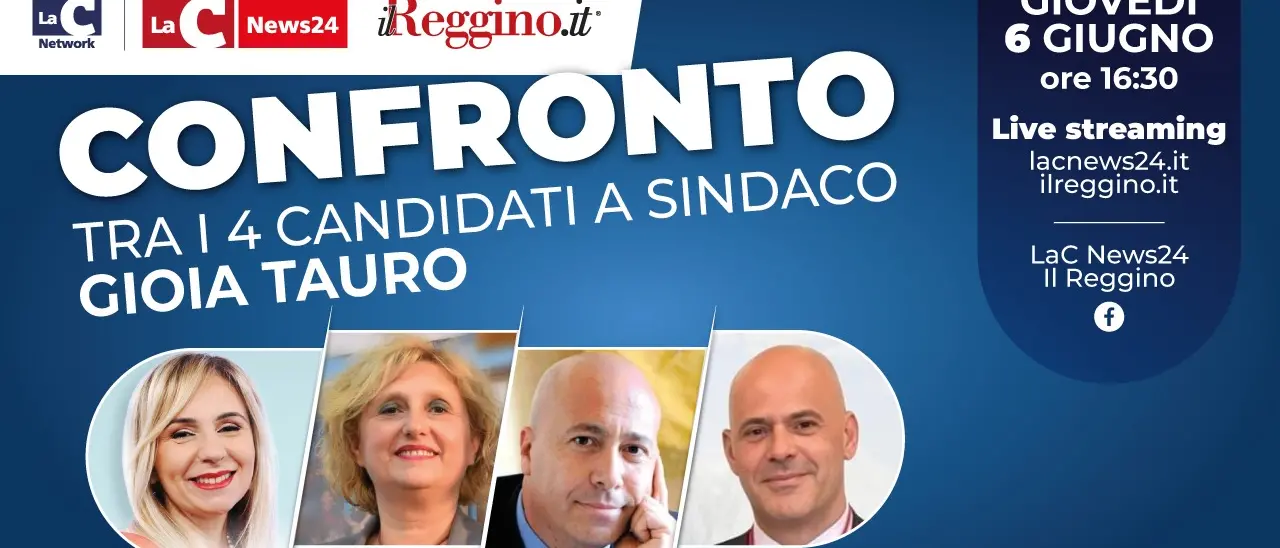 Elezioni Gioia tauro, oggi il confronto tra candidati promosso dal network LaC