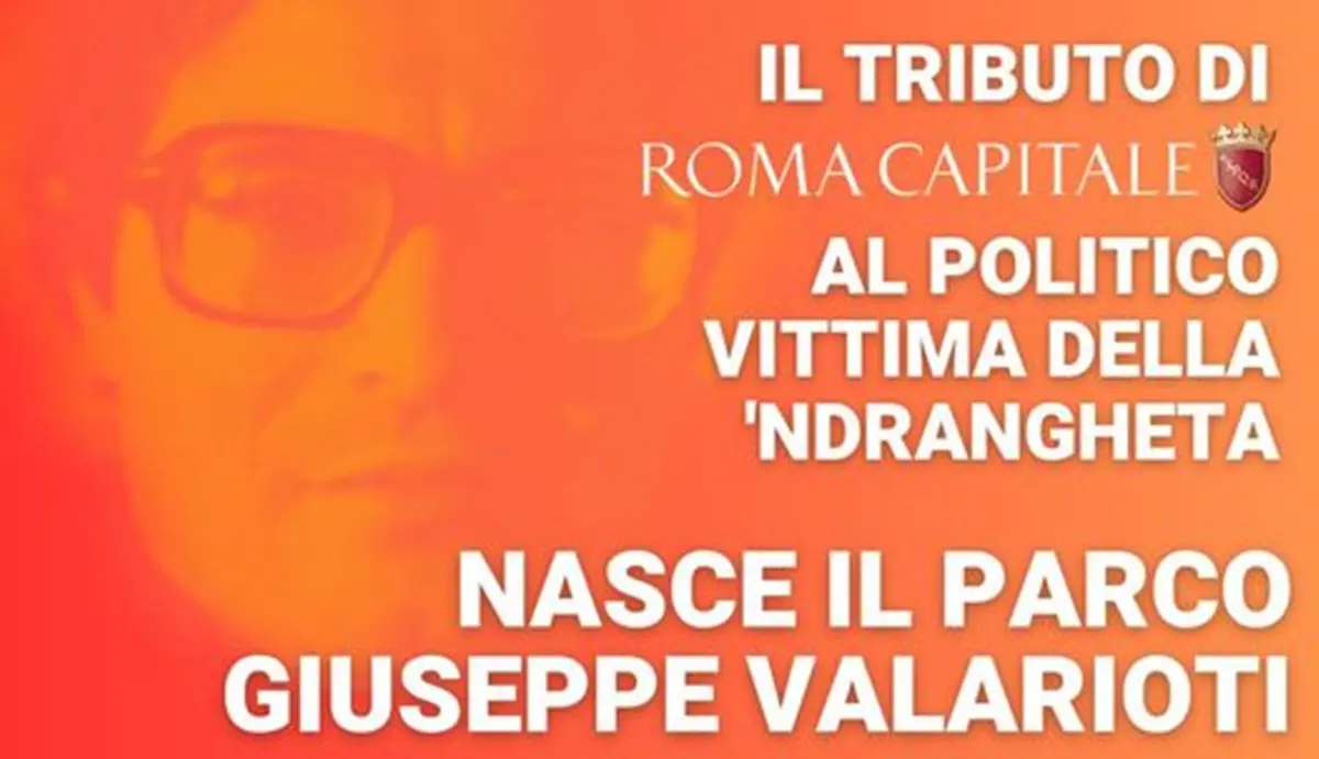 Da Rosarno a Roma, martedì 11 giugno l'intitolazione di un parco alla memoria di Peppe Valarioti