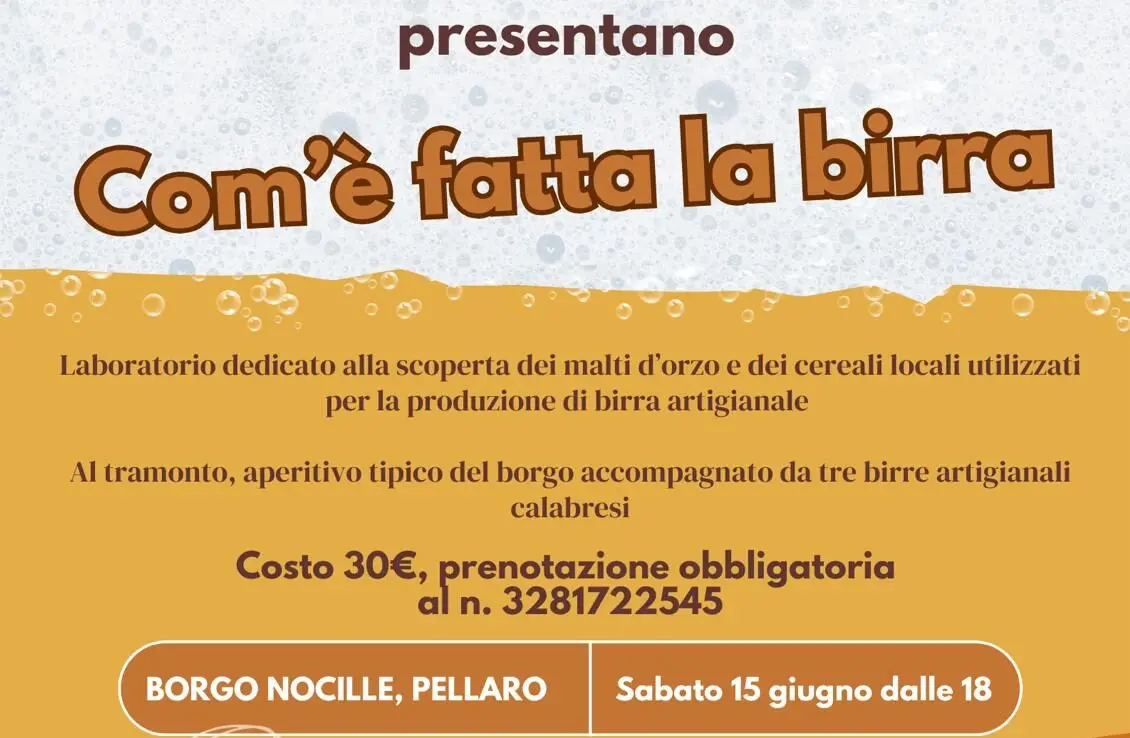 A Borgo Nocille il laboratorio sulla birra artigianale
