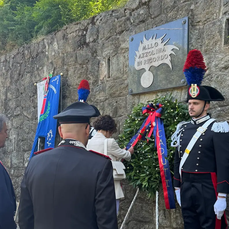 A Sant'Eufemia d'Aspromonte onorato il maresciallo Pasquale Azzolina