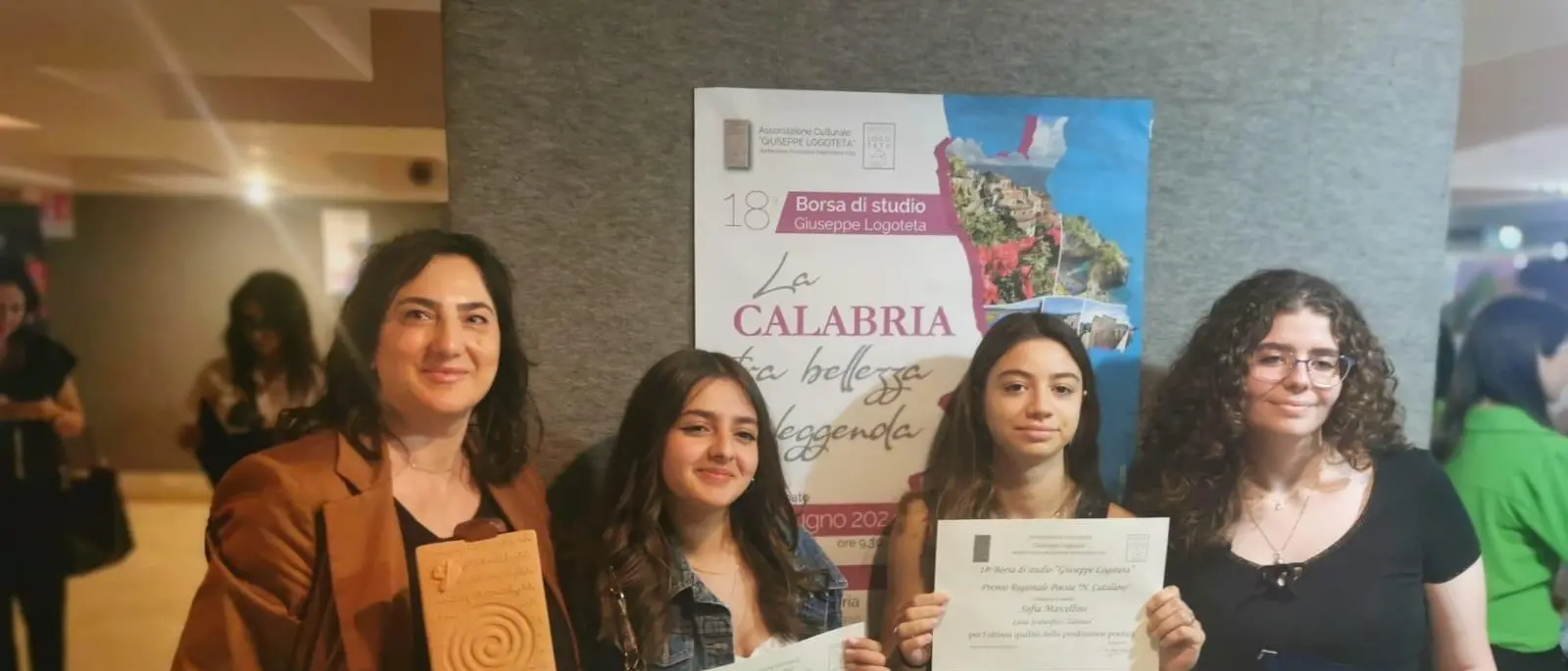 Anna Maria Tassone del liceo Zaleuco vince la XVIII edizione della borsa di studio “G. Logoteta”