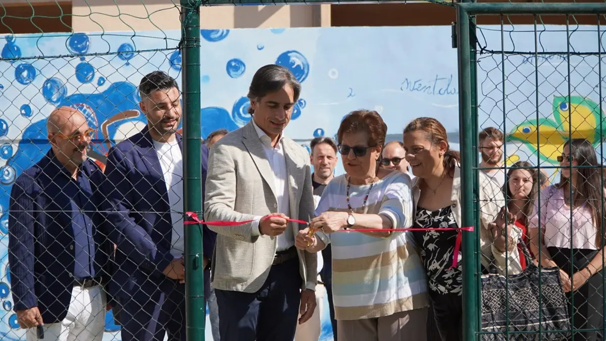 Reggio, inaugurato il campetto di calcio de “La Provvidenza”