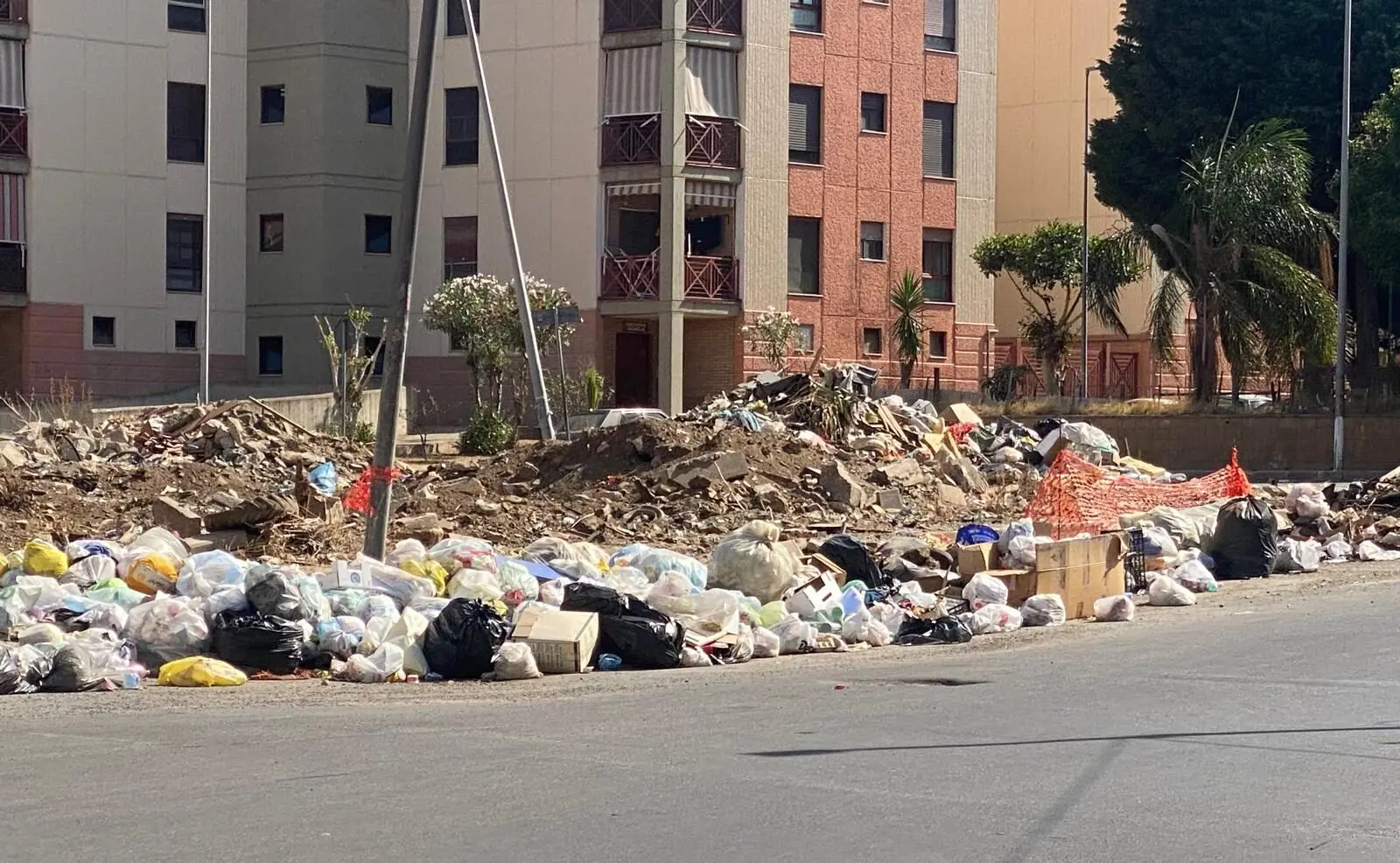 Reggio, emergenza rifiuti nel rione Marconi. L'ex consigliere regionale Paris: «Adesso basta»