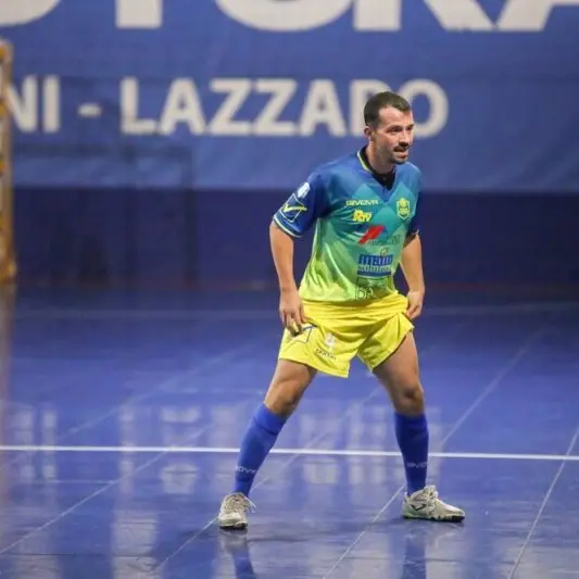 Antonio Pannuti con i colori della Polisportiva Futura, tatuati addosso