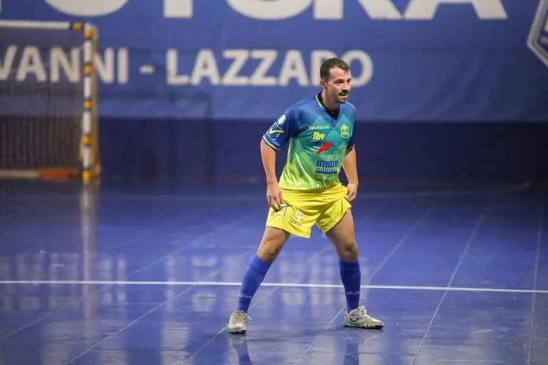 Antonio Pannuti con i colori della Polisportiva Futura, tatuati addosso