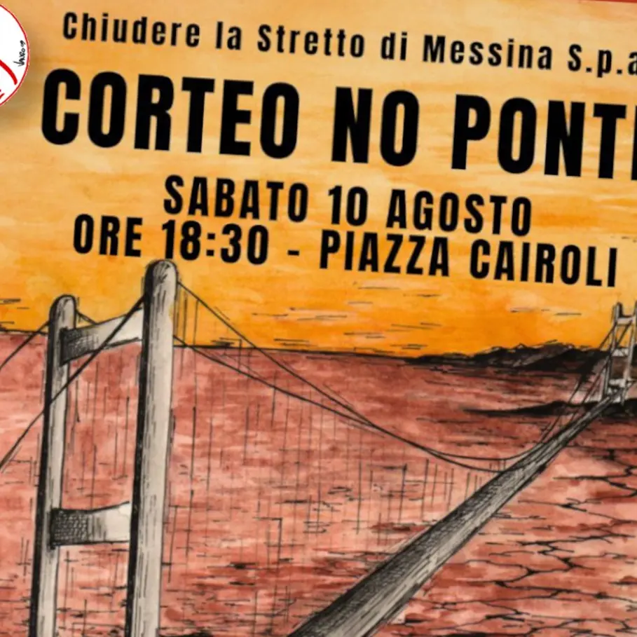 No ponte Calabria aderisce alla manifestazione in programma a Messina il prossimo 10 agosto