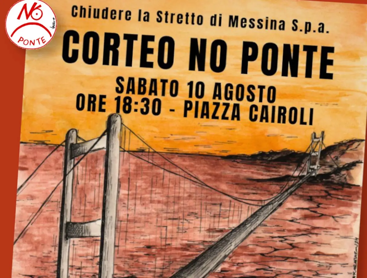 No ponte Calabria aderisce alla manifestazione in programma a Messina il prossimo 10 agosto