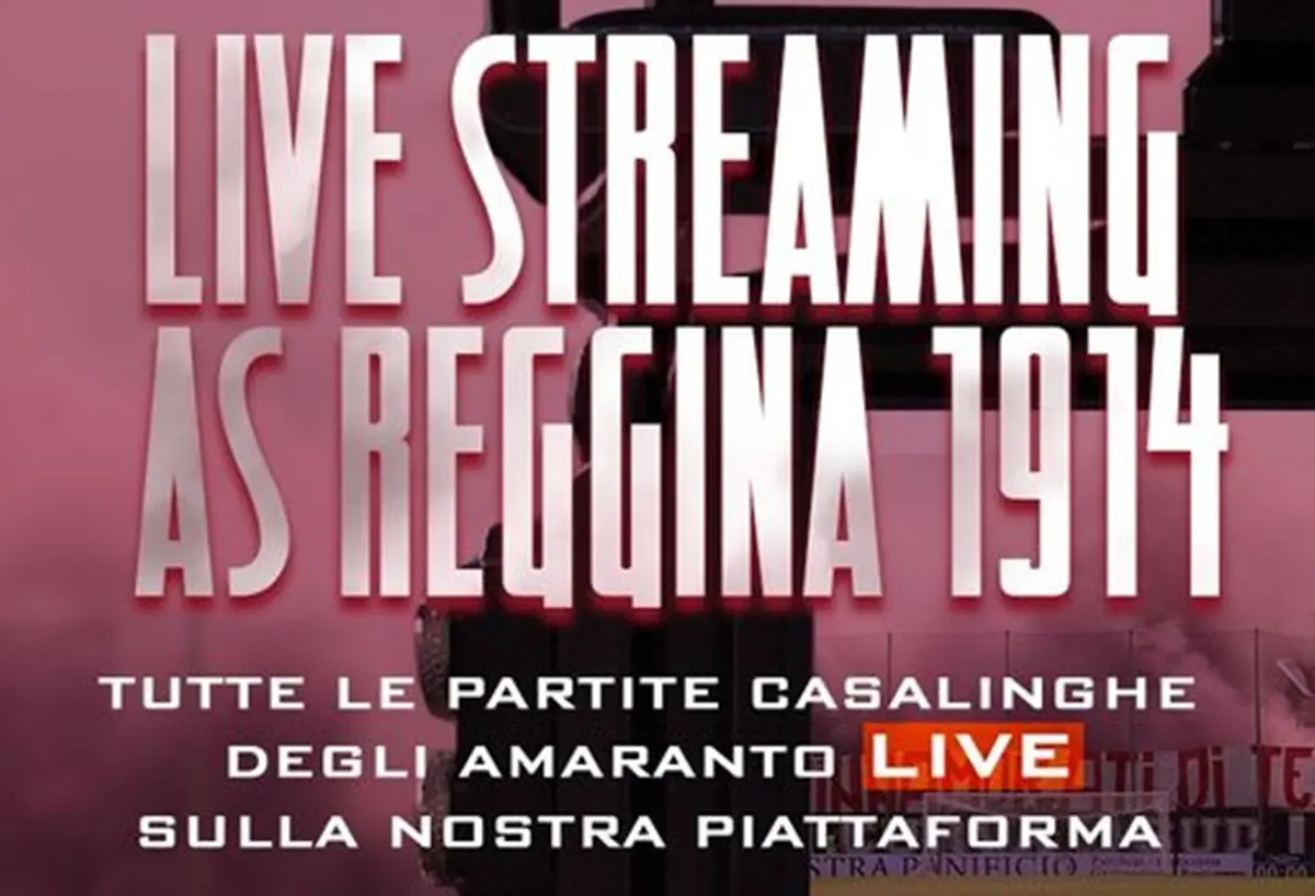 Reggina, Live le gare casalinghe playreggina1914.it