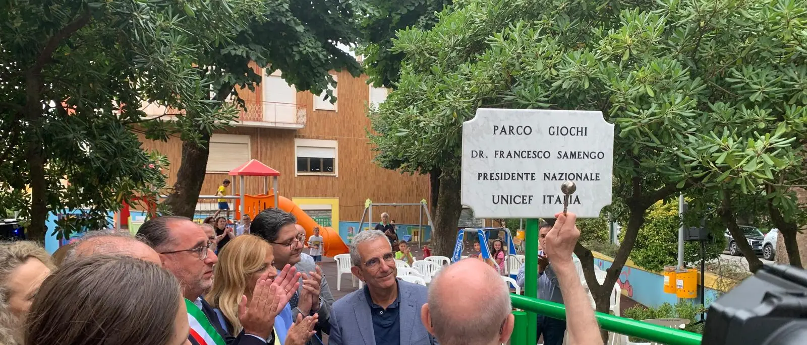 Cittanova, parco giochi della Villa Comunale intitolato alla memoria di Francesco Samengo