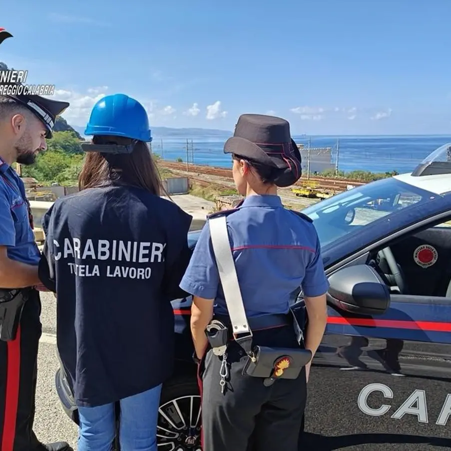 Bagnara, lavoratore in nero e inosservanza della normativa in materia di sicurezza: cantiere bloccato