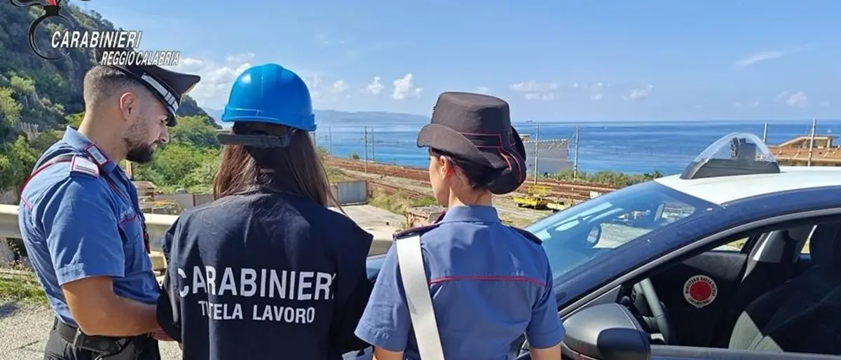 Bagnara, lavoratore in nero e inosservanza della normativa in materia di sicurezza: cantiere bloccato