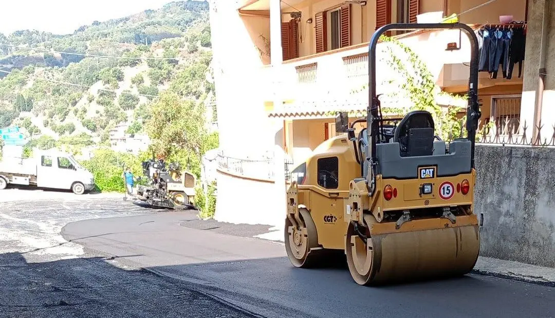 Strada di collegamento per il Comune di Fiumara, sopralluogo del vicesindaco Versace