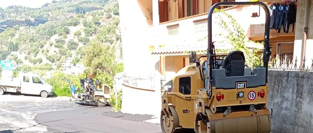 Strada di collegamento per il Comune di Fiumara, sopralluogo del vicesindaco Versace