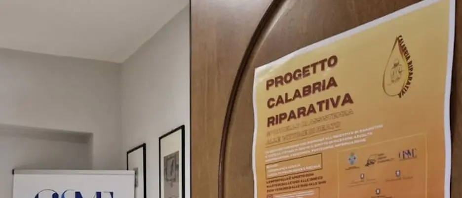 Al via il progetto \"Calabria Riparativa\", uno sportello per il supporto gratuito alle vittime di reato