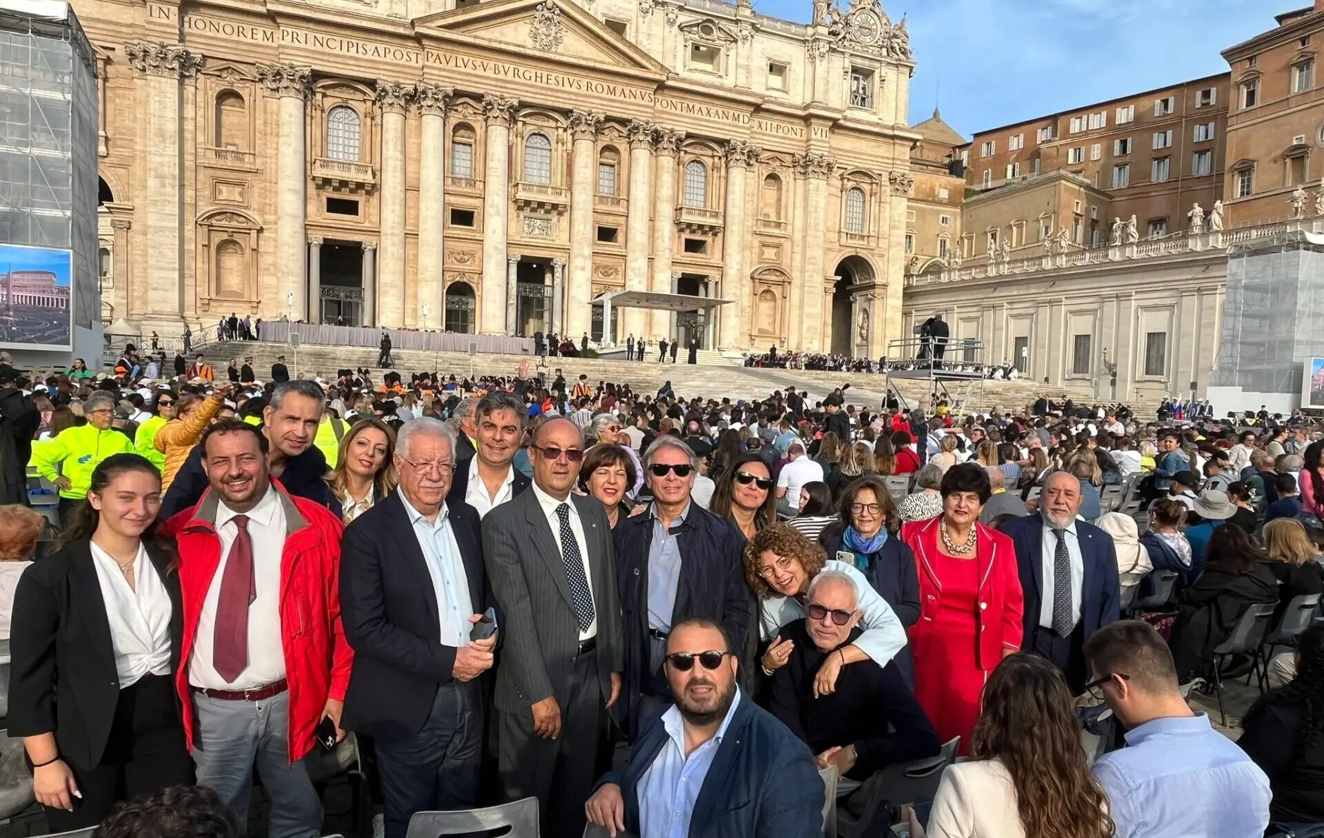 Il Rotary Club Reggio Calabria all'udienza generale del Papa