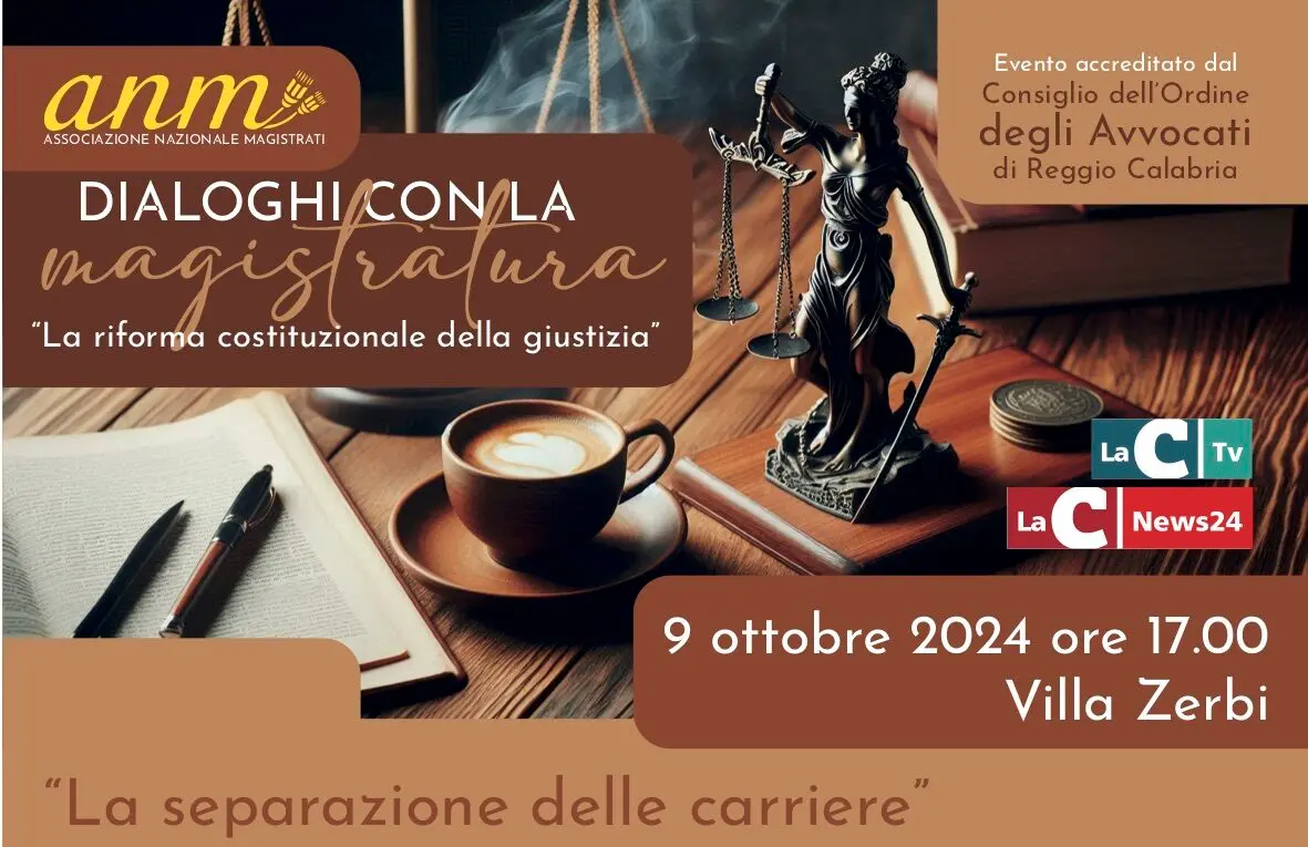 \"Dialoghi con la magistratura\", dal tribunale alla città: a Reggio confronto aperto sui temi della riforma della giustizia