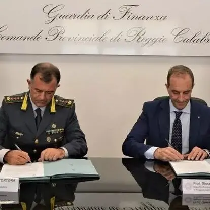 Diritto allo studio, siglato accordo tra Guardia di finanza e Università Mediterranea