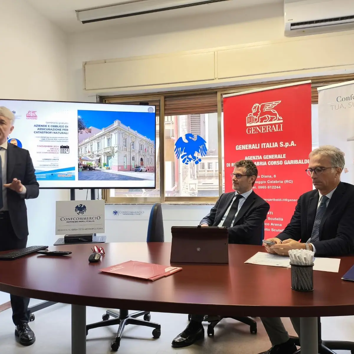 Seminario Confcommercio su obblighi assicurativi a copertura del rischioclimatico e sostenibilità