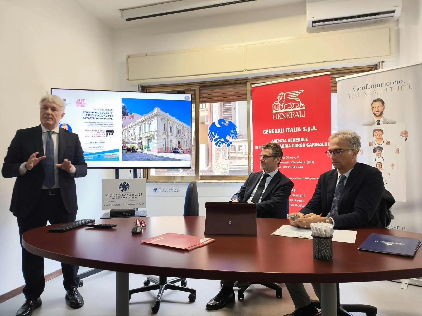 Seminario Confcommercio su obblighi assicurativi a copertura del rischioclimatico e sostenibilità