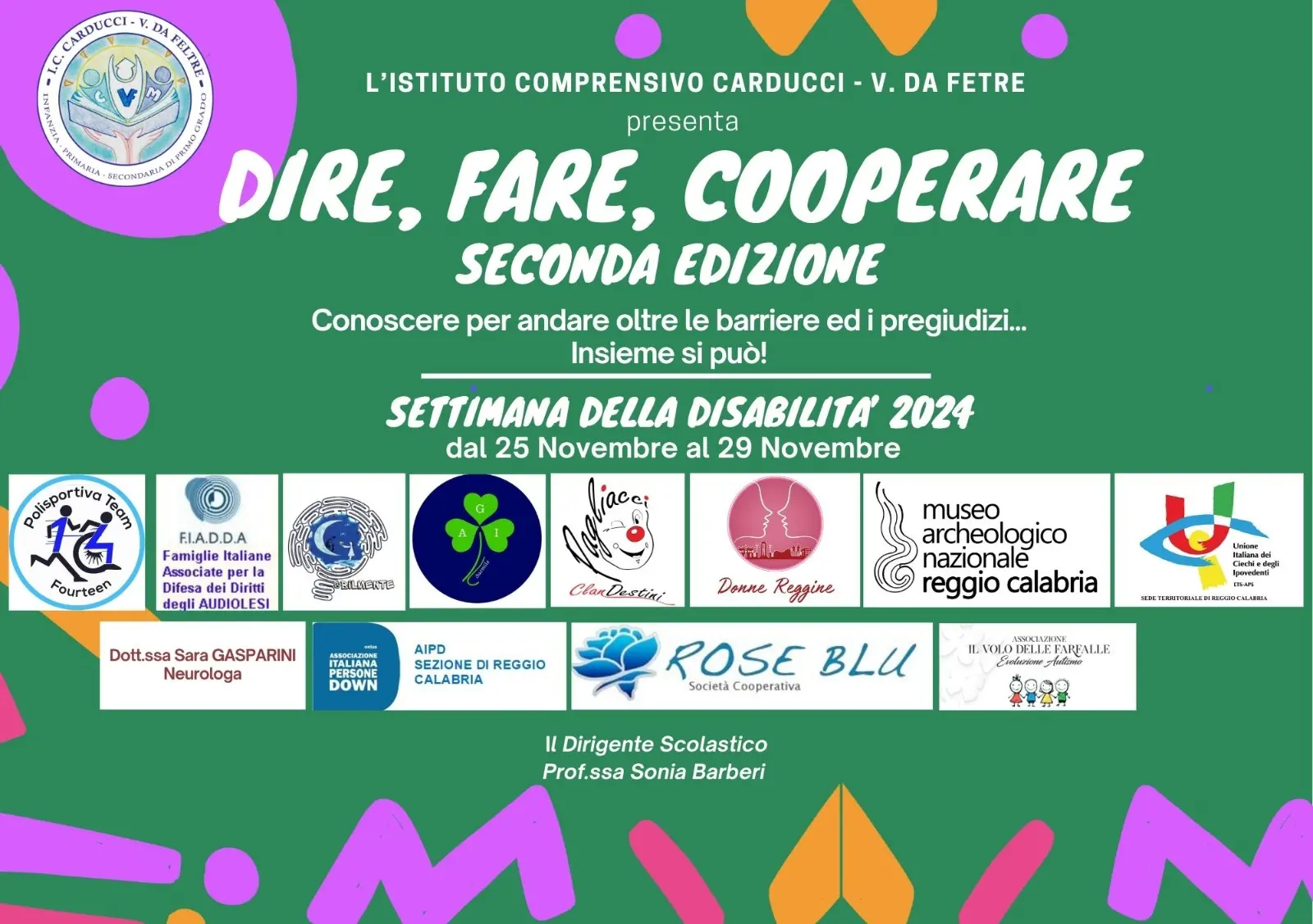 Settimana della Disabilità, al via la seconda edizione all’Istituto Carducci-V. da Feltre