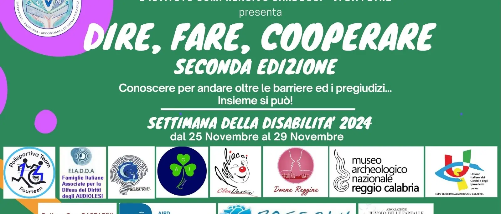 Settimana della Disabilità, al via la seconda edizione all’Istituto Carducci-V. da Feltre