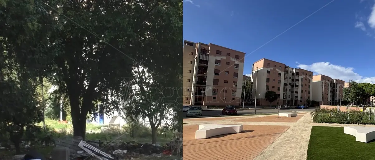 Reggio, il rione Marconi rinasce con il nuovo parco urbano ma dentro le palazzine popolari regna il degrado - FOTO e VIDEO