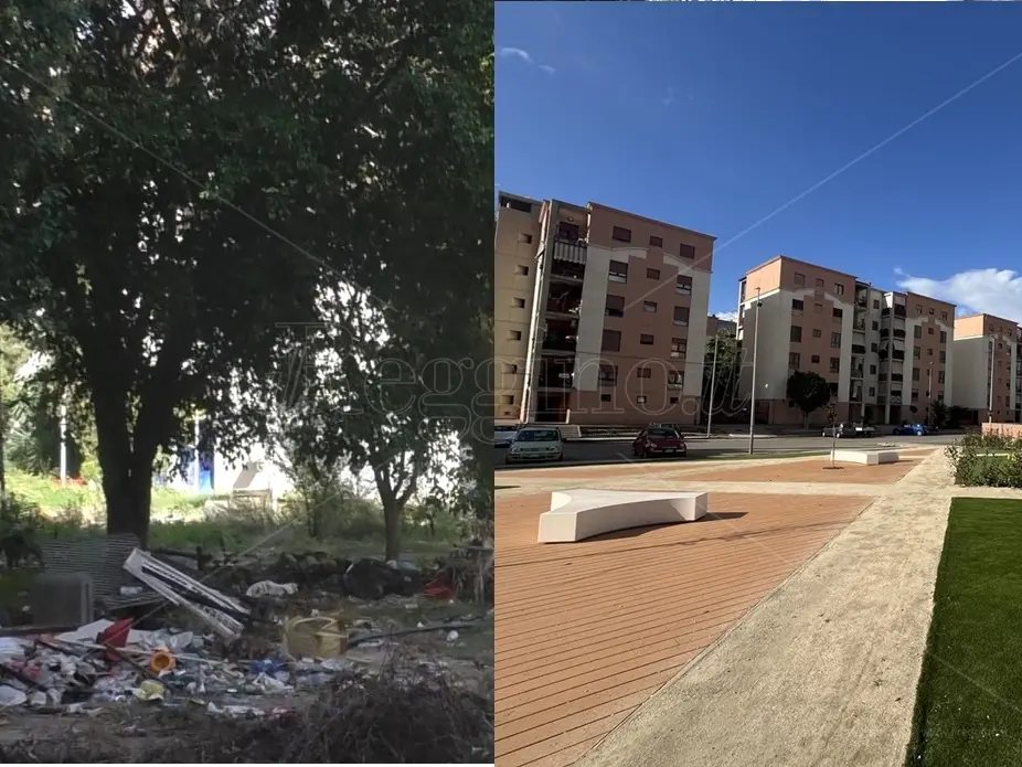 Reggio, il rione Marconi rinasce con il nuovo parco urbano ma dentro le palazzine popolari regna il degrado - FOTO e VIDEO