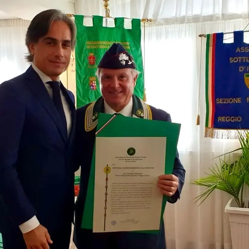Reggio, il Nastro verde conferisce al sindaco Falcomatà il diploma di benemerenza Mauriziano