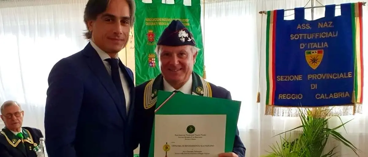 Reggio, il Nastro verde conferisce al sindaco Falcomatà il diploma di benemerenza Mauriziano