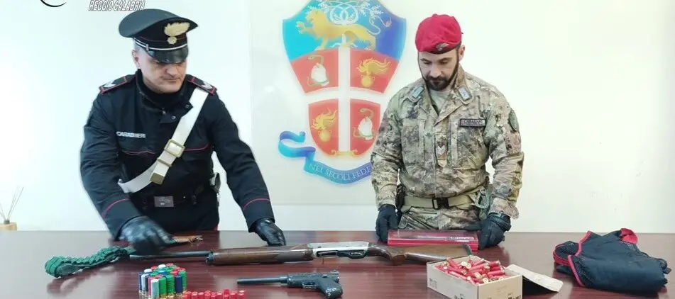 Blitz dei Carabinieri nella Locride: un arresto per possesso di armi clandestine