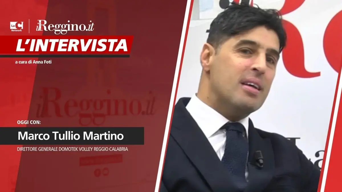 A TU PER TU | Domotek Volley Reggio, Martino: «Una stagione entusiasmante che accresce la reputazione sportiva della città» - VIDEO