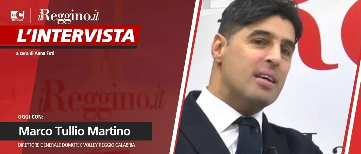 A TU PER TU | Domotek Volley Reggio, Martino: «Una stagione entusiasmante che accresce la reputazione sportiva della città» - VIDEO