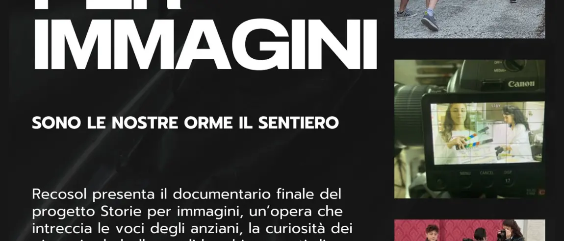Recosol presenta a Caulonia il documentario finale del progetto \"Storie per immagini\"