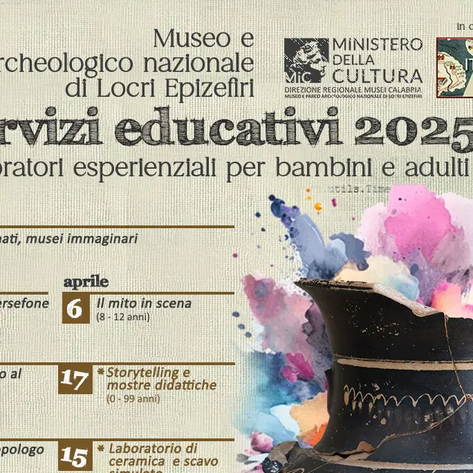 Presentazione dei servizi educativi 2025 al parco di Locri Epizefiri