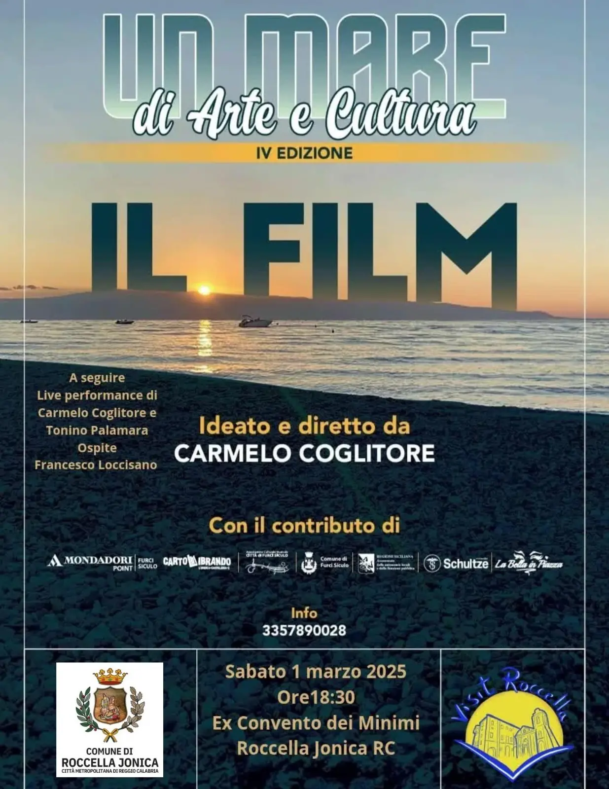 Roccella, all'ex Convento dei Minimi il docufilm \"Un Mare di Arte e Cultura\"