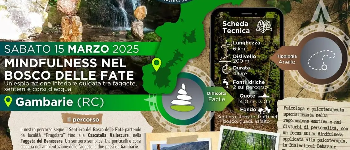 A Gambarie un'esperienza immersiva di Mindfulness unita a una semplice escursione