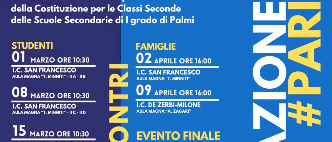 Avviato Gener-Azione #Pari, il progetto formativo del CPO degli avvocati di Palmi