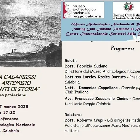 Reggio, al Museo la conferenza \"Punta Calamizzi – Capo Artemisio Frammenti di storia”