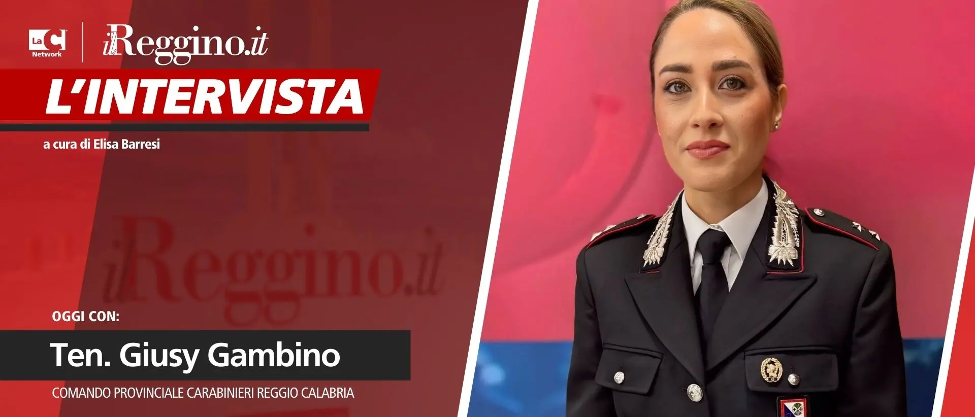 A TU PER TU | Tenente Giusy Gambino: «L’impegno dei Carabinieri contro il femminicidio non è solo repressivo»