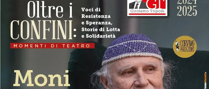 Moni Ovadia porta a Reggio Calabria il suo monologo “Carta Bianca Palestina” per chiudere la rassegna “Oltre i Confini”