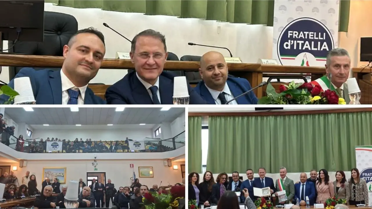 Il Viceministro agli Affari Esteri e alla Cooperazione Internazionale Edmondo Cirielli in visita a Taurianova