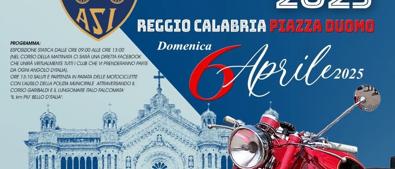 Reggio, il 6 aprile a Piazza Duomo giornata dedicata alle due ruote