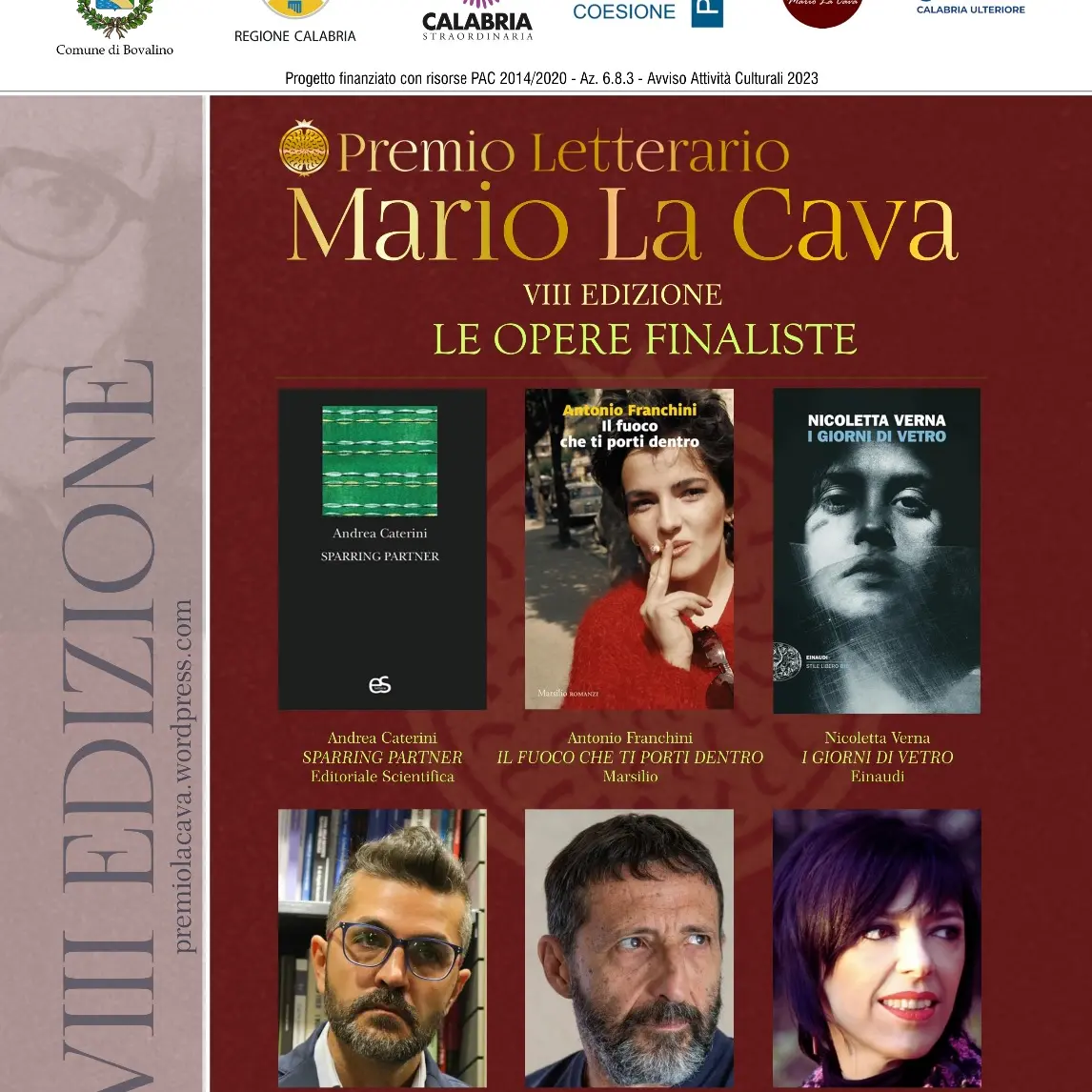 Bovalino: le opere finaliste alla VIII edizione del Premio Letterario “Mario La Cava”