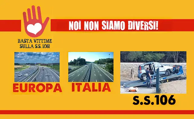 Incidente sulla 106 a Locri, per l'Odv \"Basta Vittime\" è «l'ennesima strage di Stato»