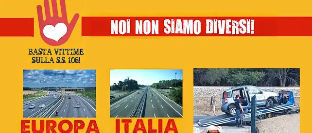 Incidente sulla 106 a Locri, per l'Odv \"Basta Vittime\" è «l'ennesima strage di Stato»